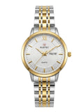 RUSTET-6006-WHITE WITH SILVER&GOLD FOR HER