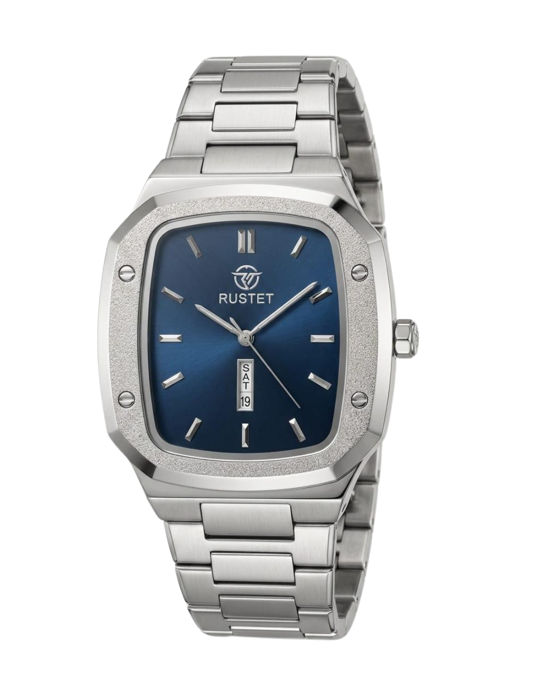 RUSTET-1018-BLUE WITH SILVER