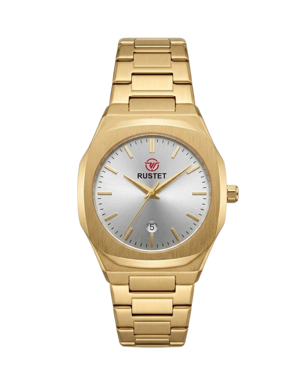 RUSTET-1019-SILVER WITH GOLD