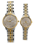 RUSTET-1006-GREY WITH SILVER&GOLD-COUPLES EDITION