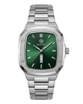 RUSTET-1018-GREEN WITH SILVER