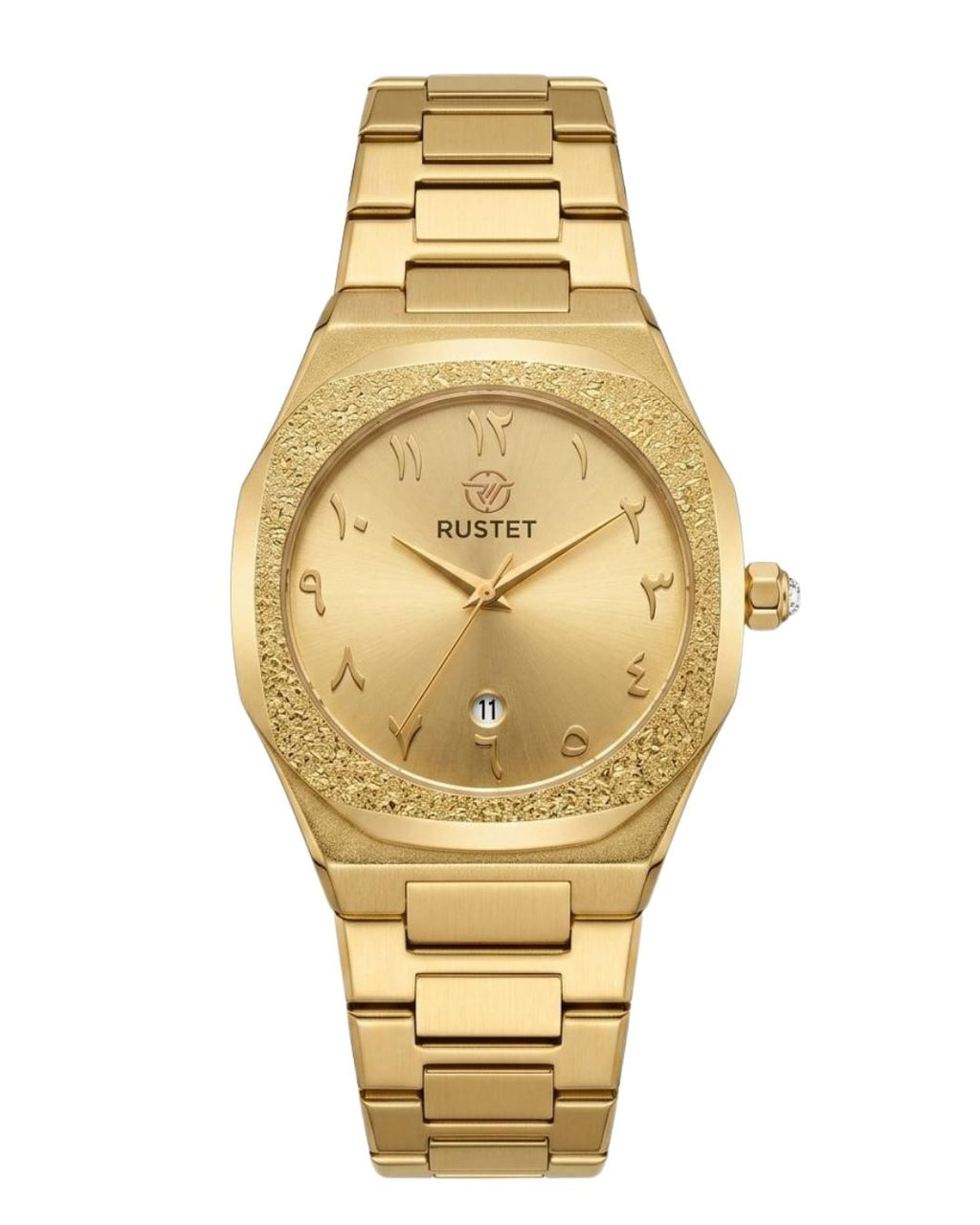 RUSTET-1019 ARABIC DIAL EDITION-GOLDEN WITH GOLDEN