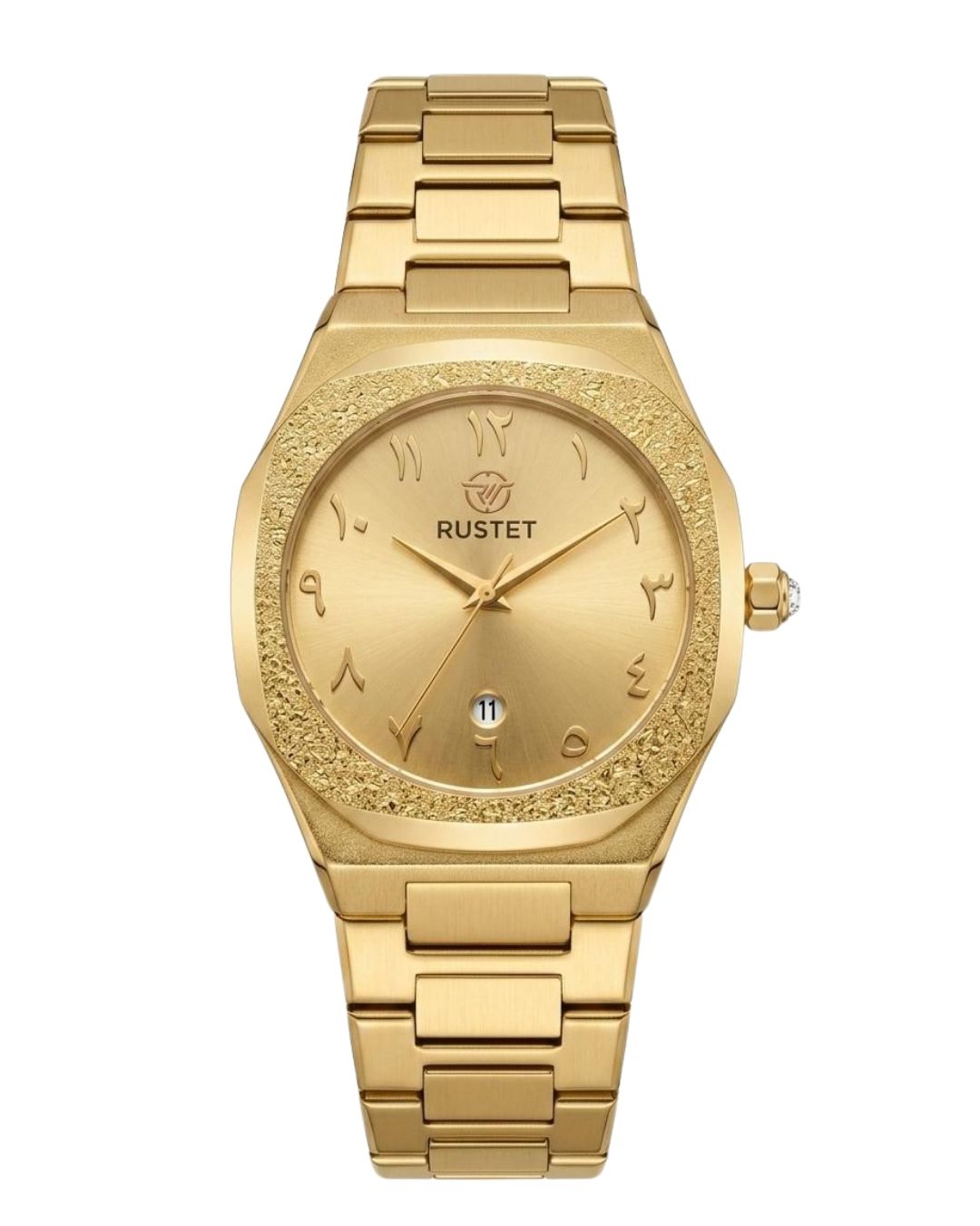RUSTET-1019 ARABIC DIAL EDITION-GOLDEN WITH GOLDEN