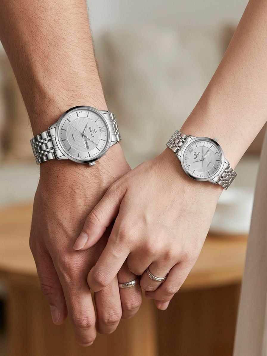 RUSTET-1006-WHITE WITH SILVER-COUPLES EDITION
