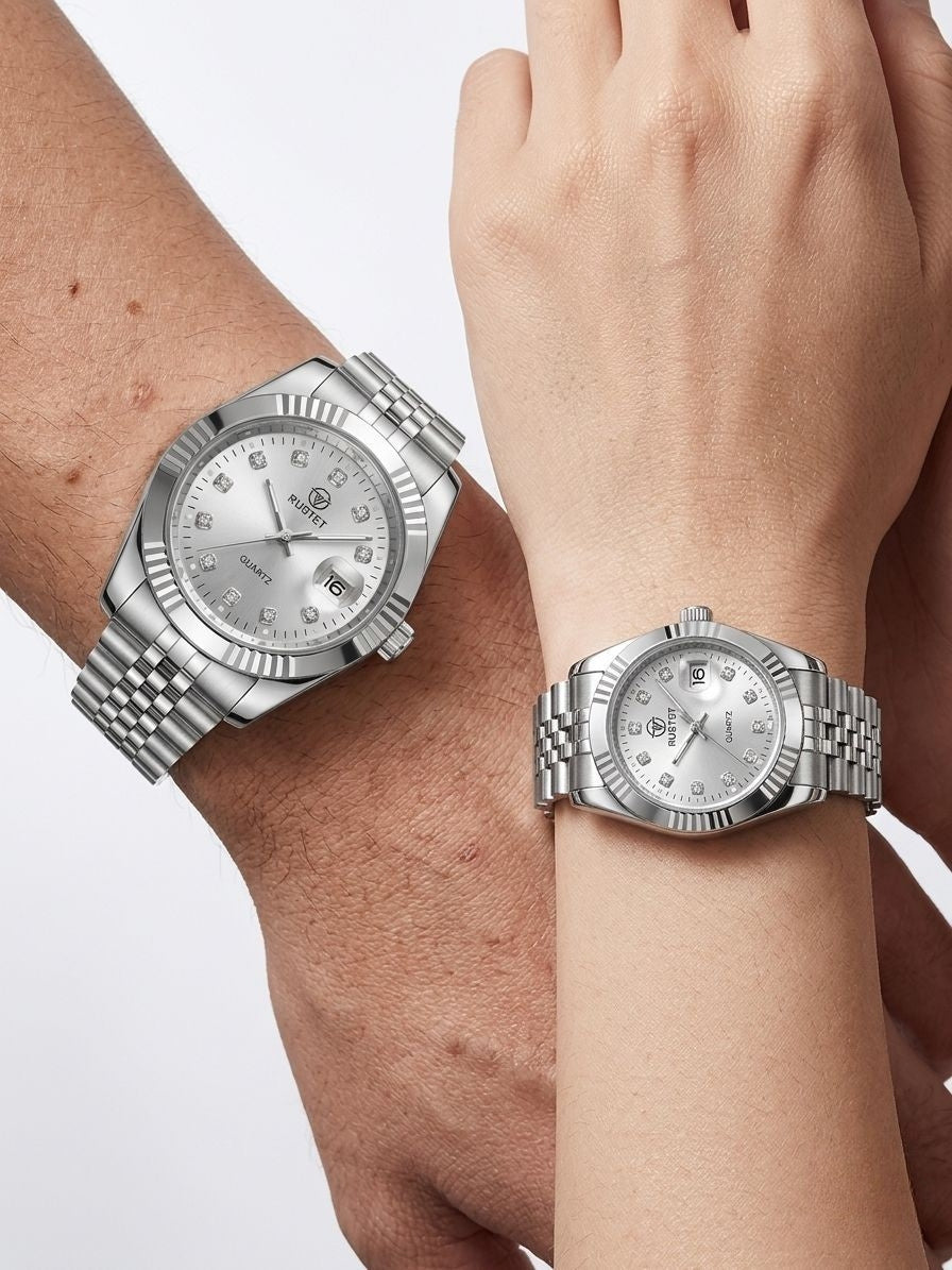 RUSTET-1041-SILVER WITH SILVER-COUPLES EDITION