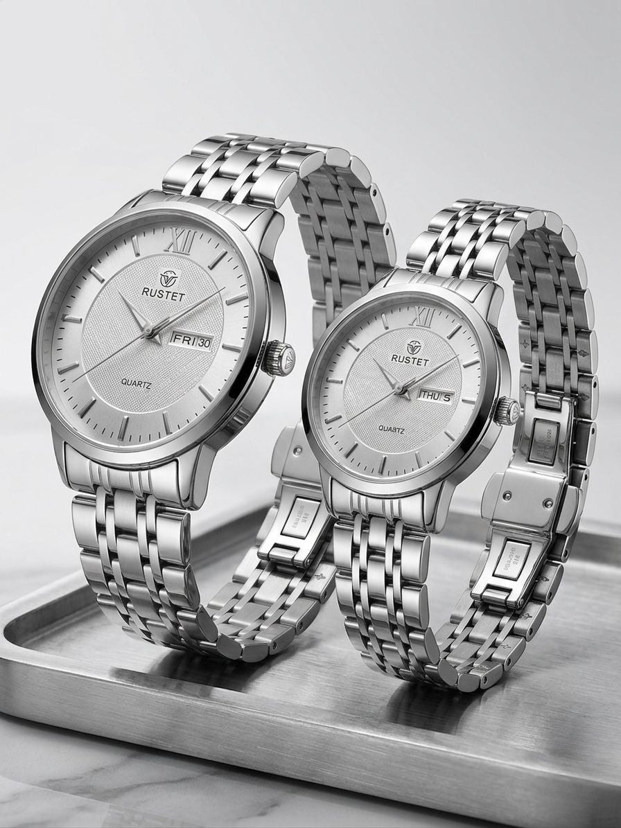 RUSTET-1006-WHITE WITH SILVER-COUPLES EDITION