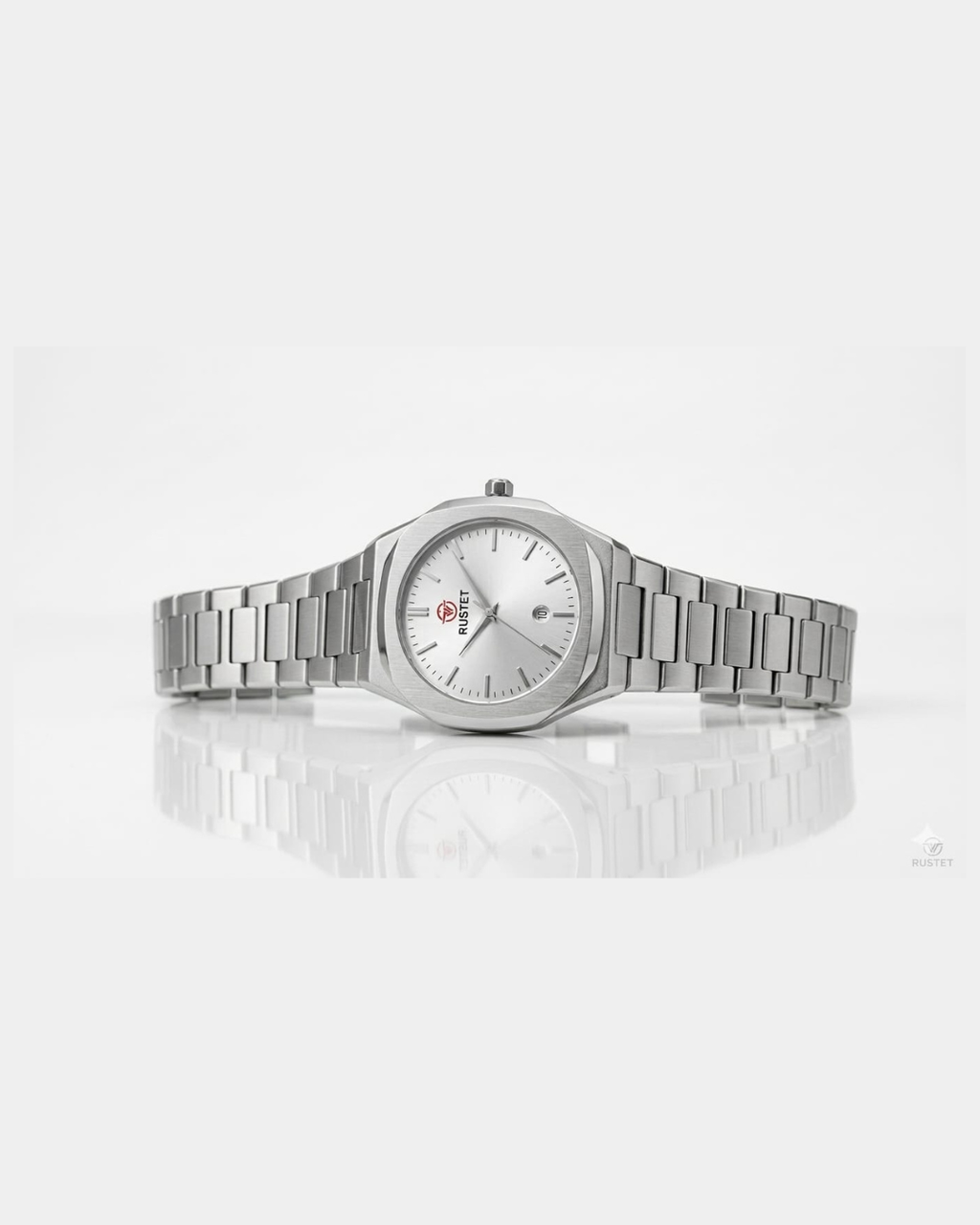 RUSTET-1019-SILVER WITH SILVER