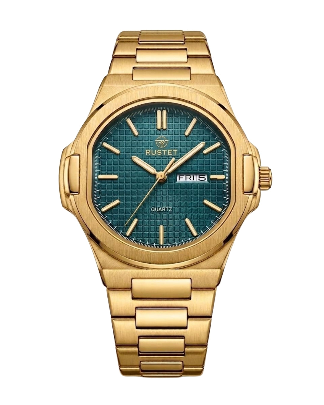 RUSTET-1045-GREEN WITH GOLDEN