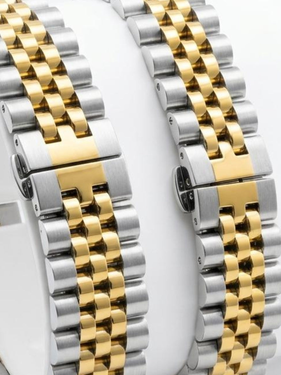 RUSTET-1041-BLACK WITH SILVER &GOLD-COUPLES EDITION