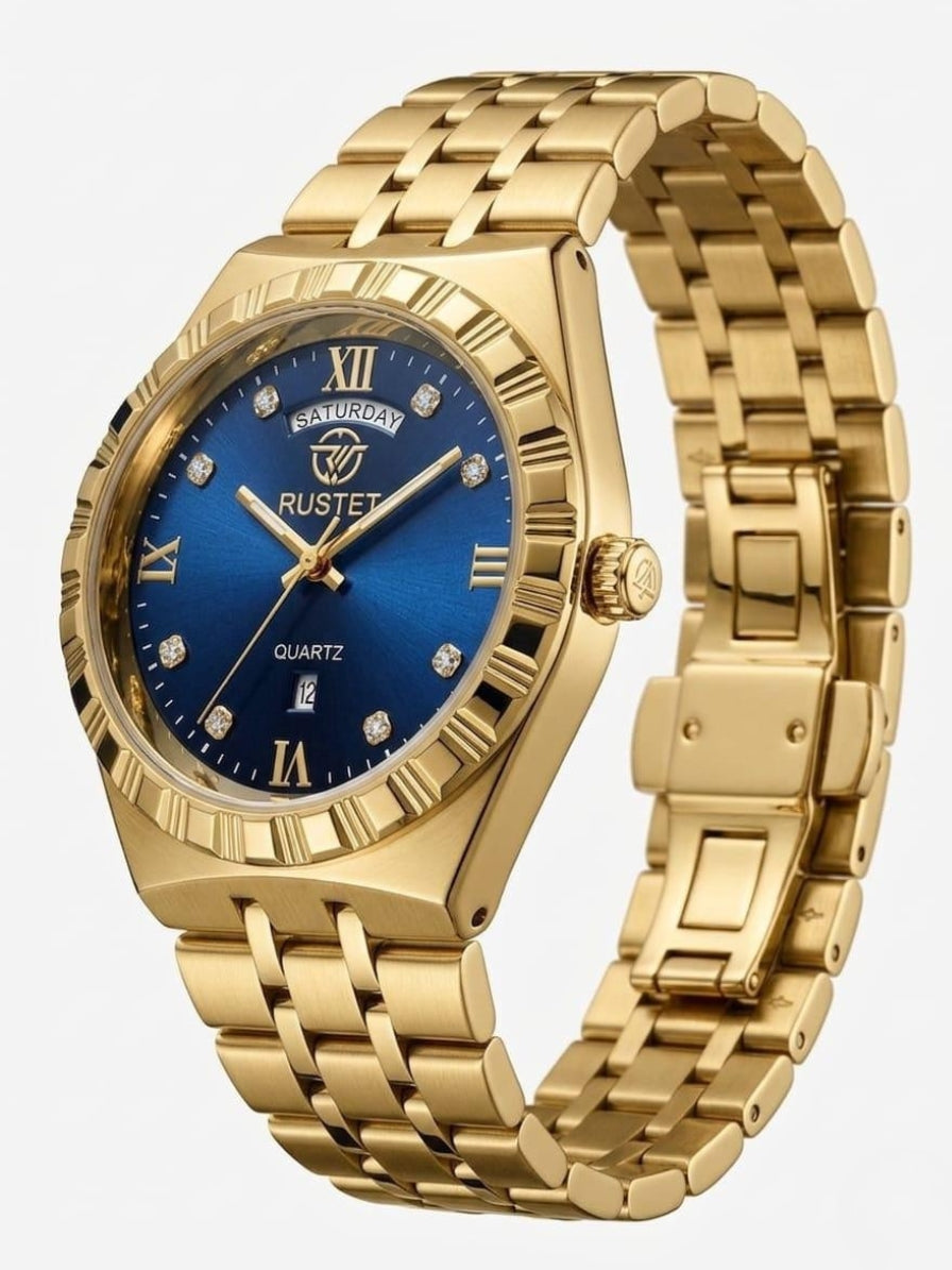 RUSTET-1062 BLUE WITH GOLDEN