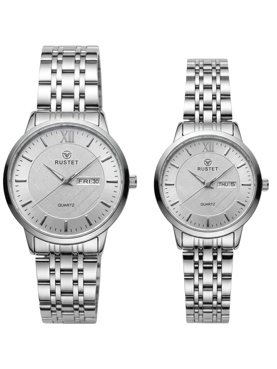 RUSTET-1006-WHITE WITH SILVER-COUPLES EDITION