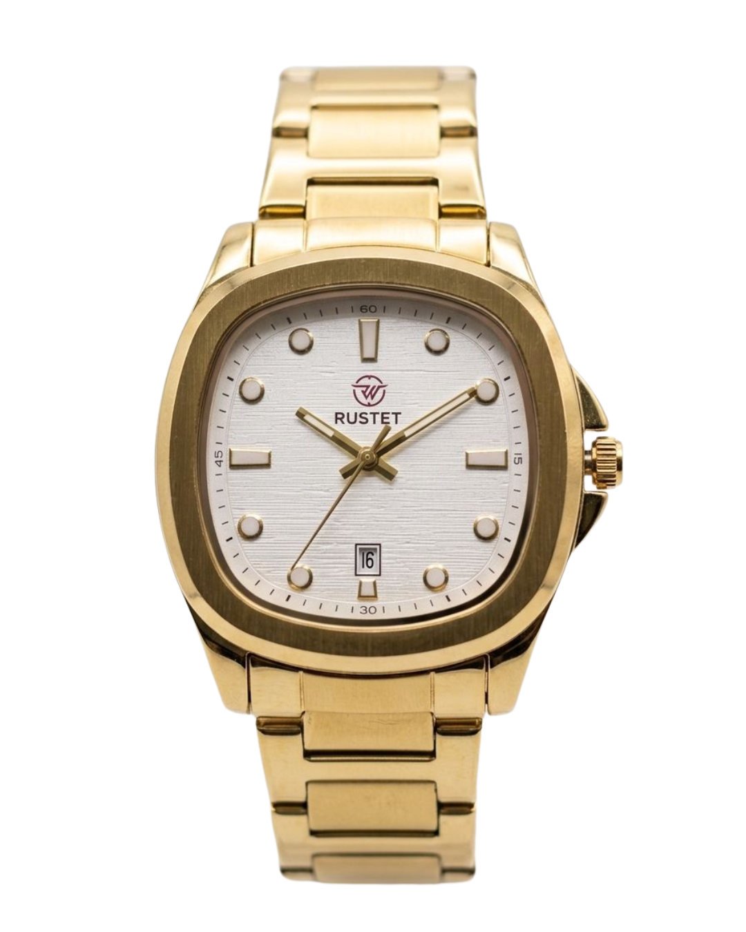RUSTET-1058-WHITE WITH GOLD