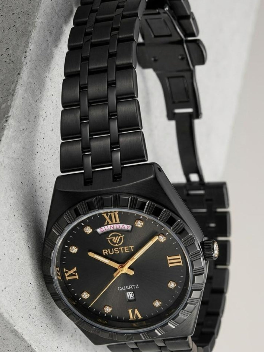 RUSTET-1062 BLACK WITH BLACK