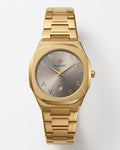 RUSTET-1019 ARABIC DIAL EDITION-BROWNISH GREY WITH GOLDEN