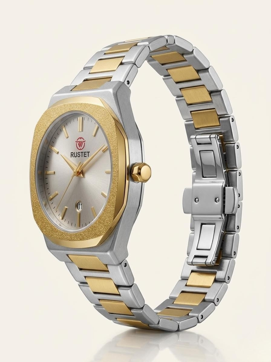 RUSTET-1019 GOLDEN SILVER WITH SILVER