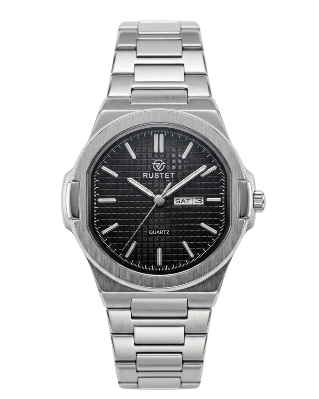 RUSTET-1045-BLACK WITH SILVER