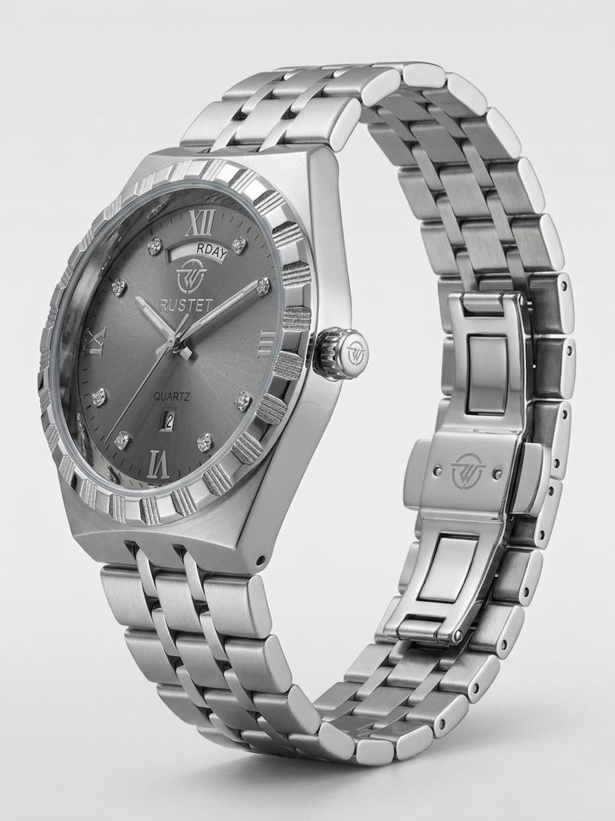 RUSTET-1062 GREY WITH SILVER