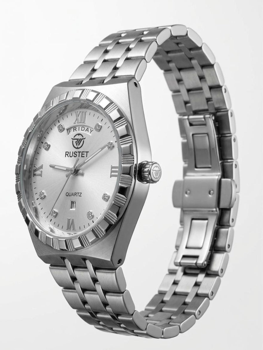 RUSTET-1062 WHITE WITH SILVER