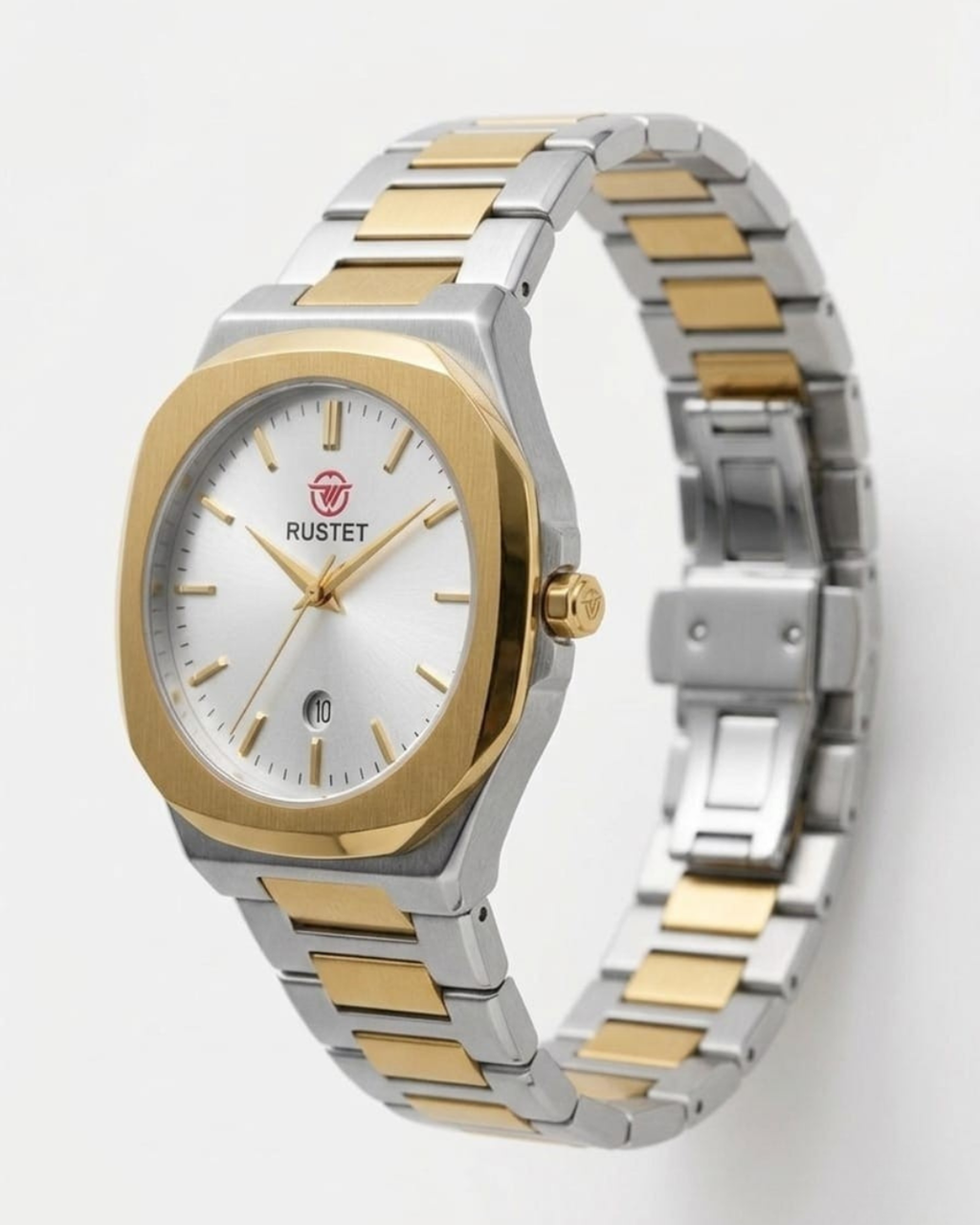 RUSTET-1019- SILVER WITH GOLD&SILVER