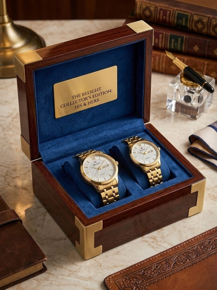 RUSTET-1006-WHITE WITH GOLD-COUPLES EDITION
