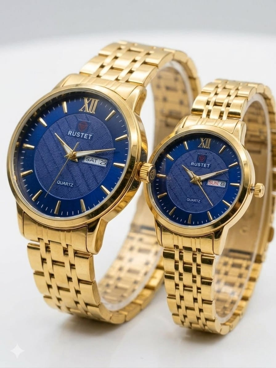 RUSTET-1006-BLUE WITH GOLD-COUPLES EDITION