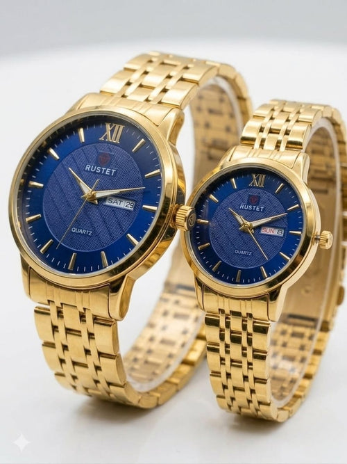 RUSTET-1006-BLUE WITH GOLD-COUPLES EDITION