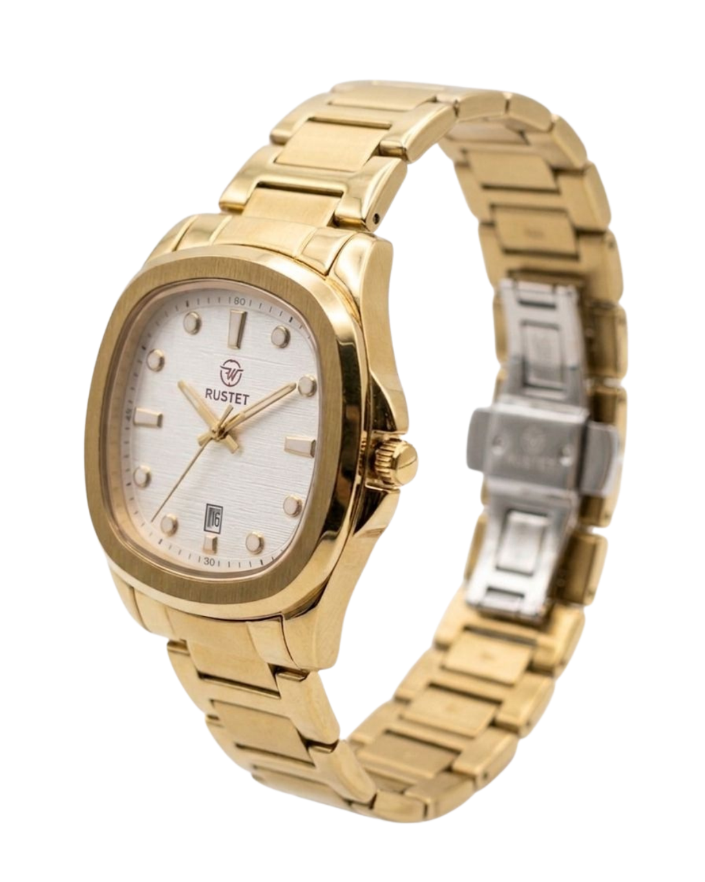 RUSTET-1058-WHITE WITH GOLD