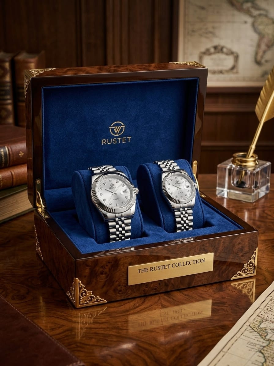 RUSTET-1041-SILVER WITH SILVER-COUPLES EDITION