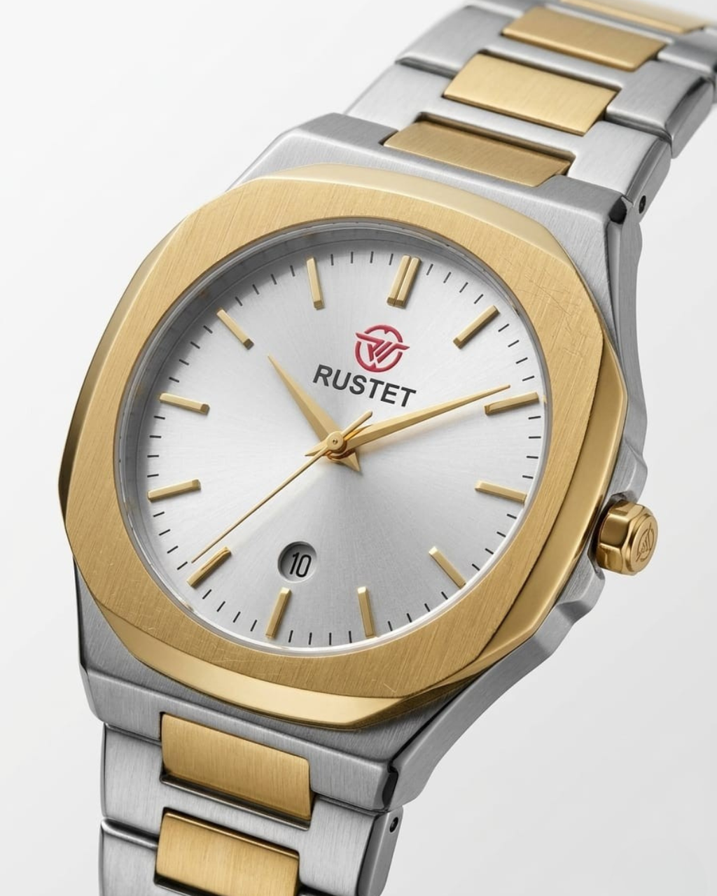 RUSTET-1019- SILVER WITH GOLD&SILVER