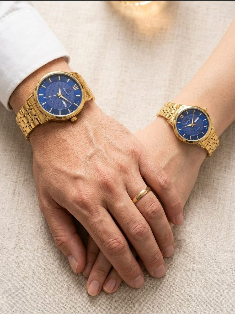 RUSTET-1006-BLUE WITH GOLD-COUPLES EDITION