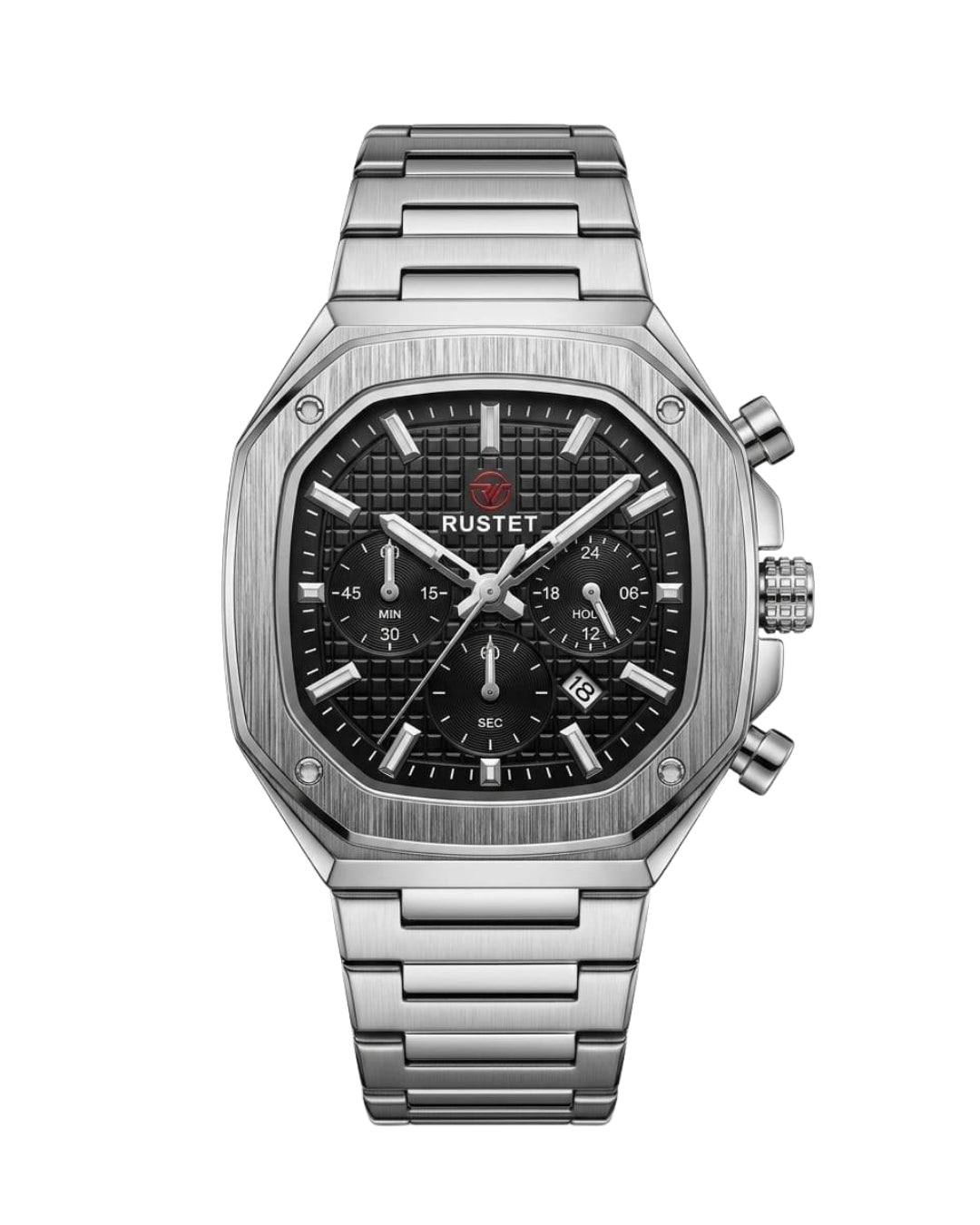 RUSTET-1065-BLACK WITH SILVER