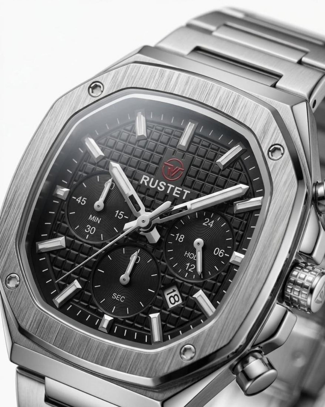 RUSTET-1065-BLACK WITH SILVER