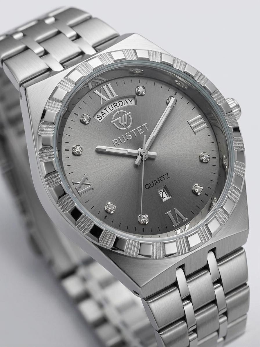 RUSTET-1062 GREY WITH SILVER