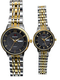 RUSTET-1006-BLACK WITH SILVER&GOLD-COUPLES EDITION