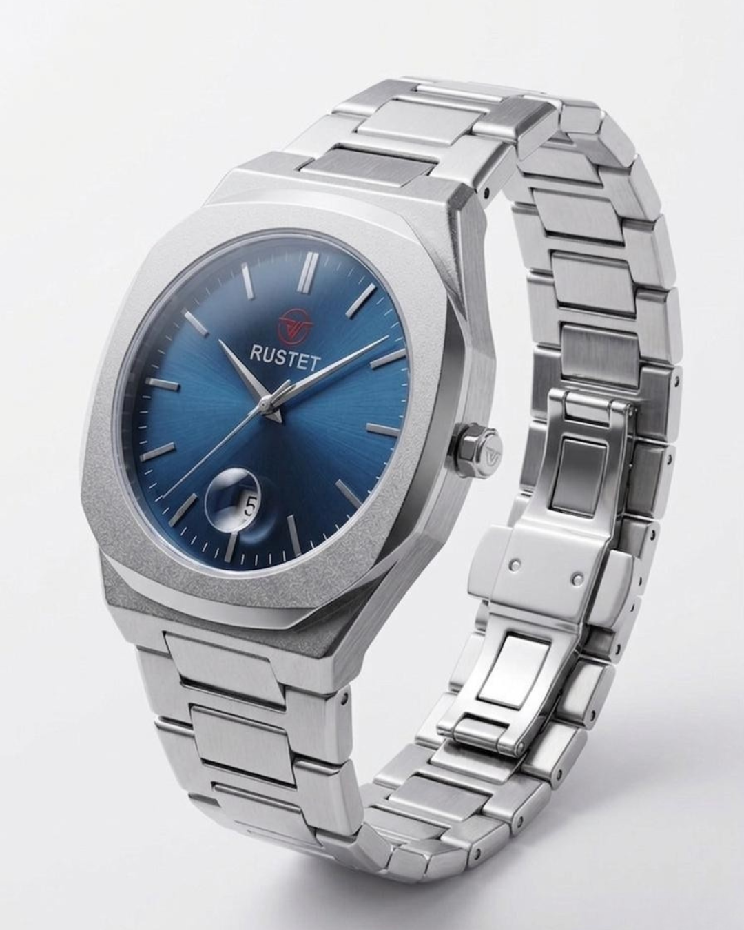 RUSTET-1019-BLUE WITH SILVER
