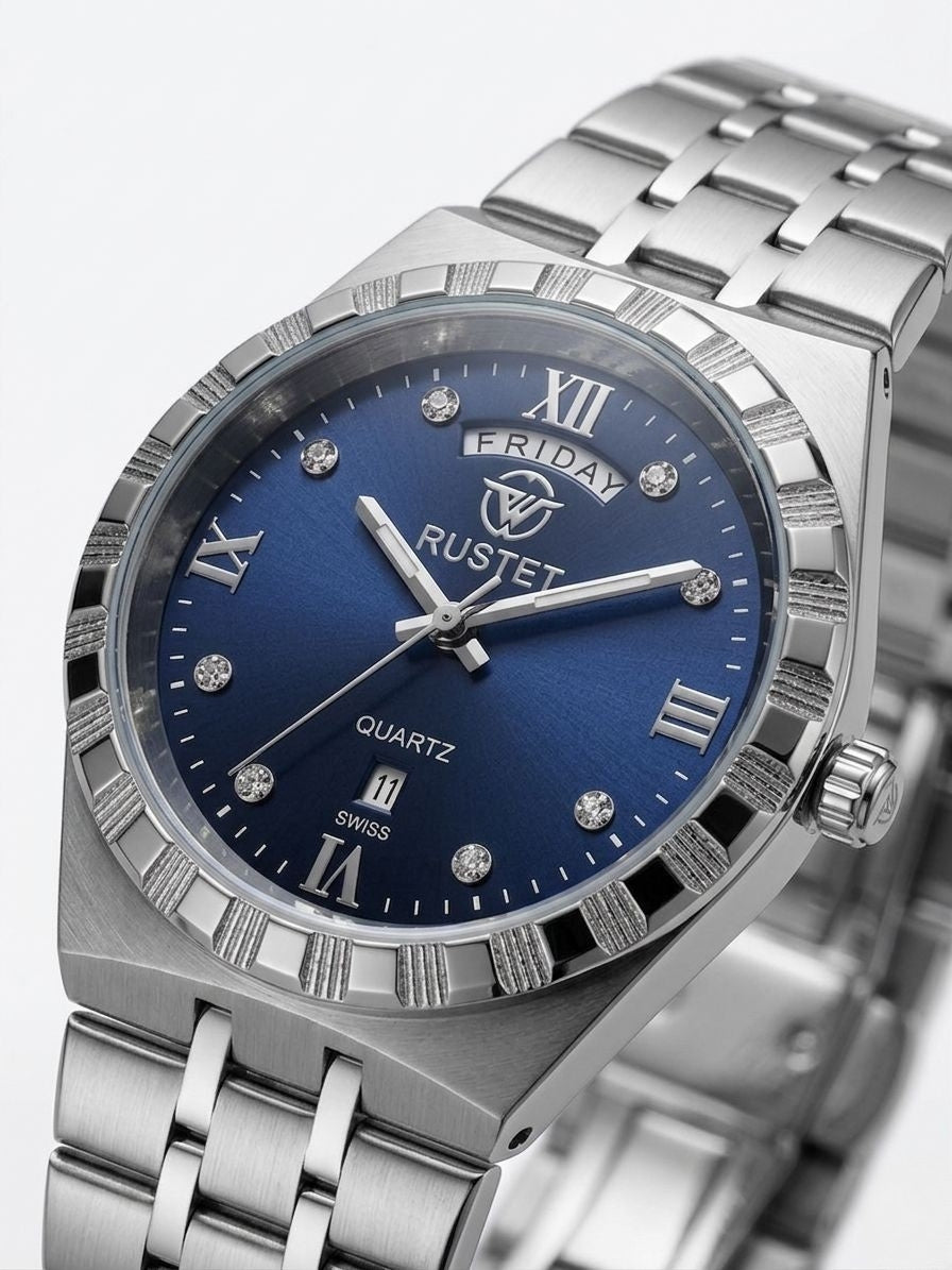 RUSTET-1062 BLUE WITH SILVER