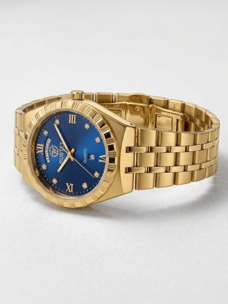 RUSTET-1062 BLUE WITH GOLDEN