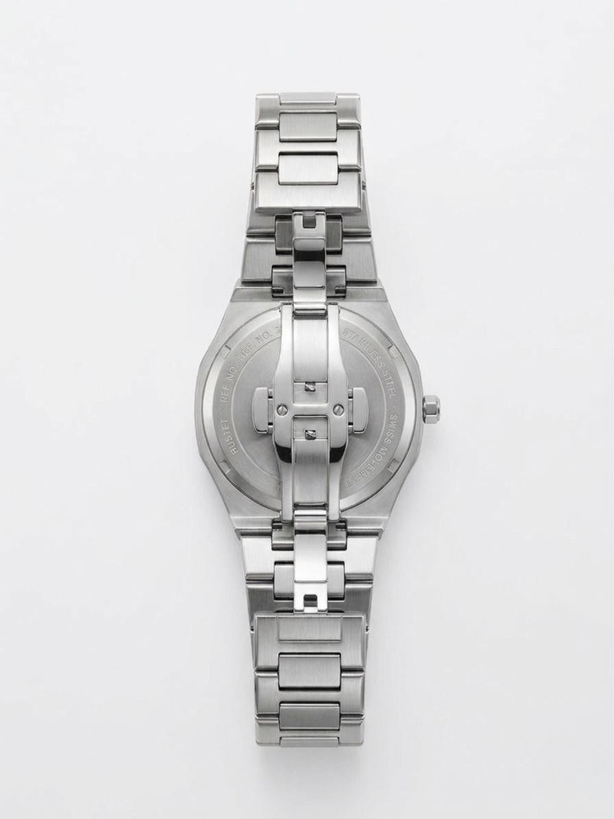 RUSTET-1019 BLACK WITH SILVER
