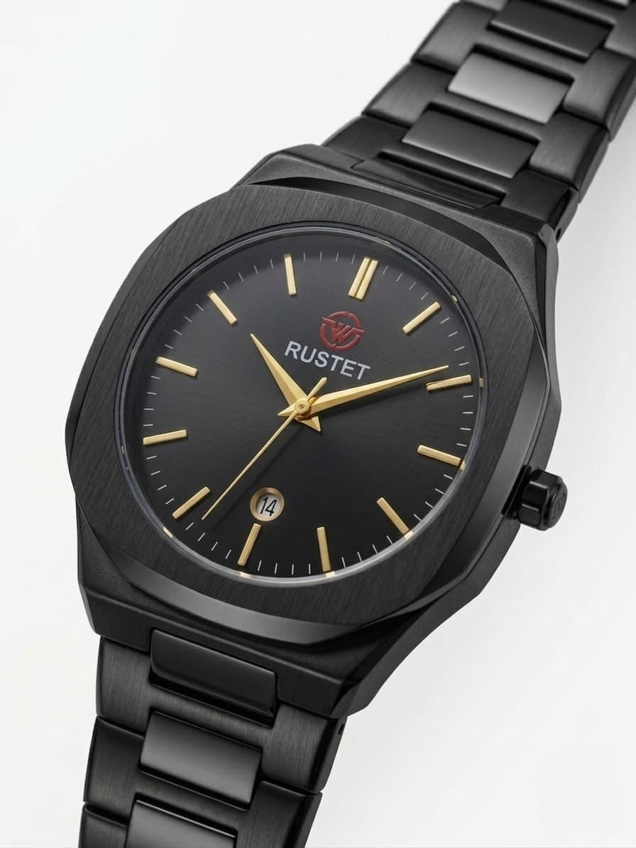 RUSTET-1019 BLACK WITH BLACK