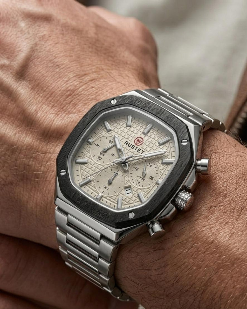 RUSTET-1065-GREY WITH SILVER