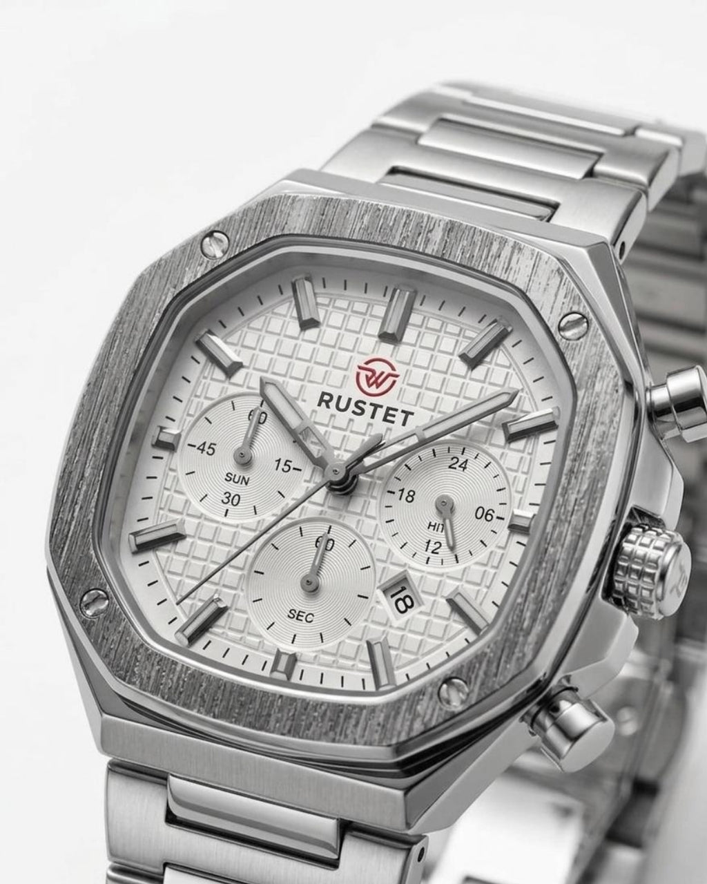 RUSTET-1065-SILVER WITH SILVER