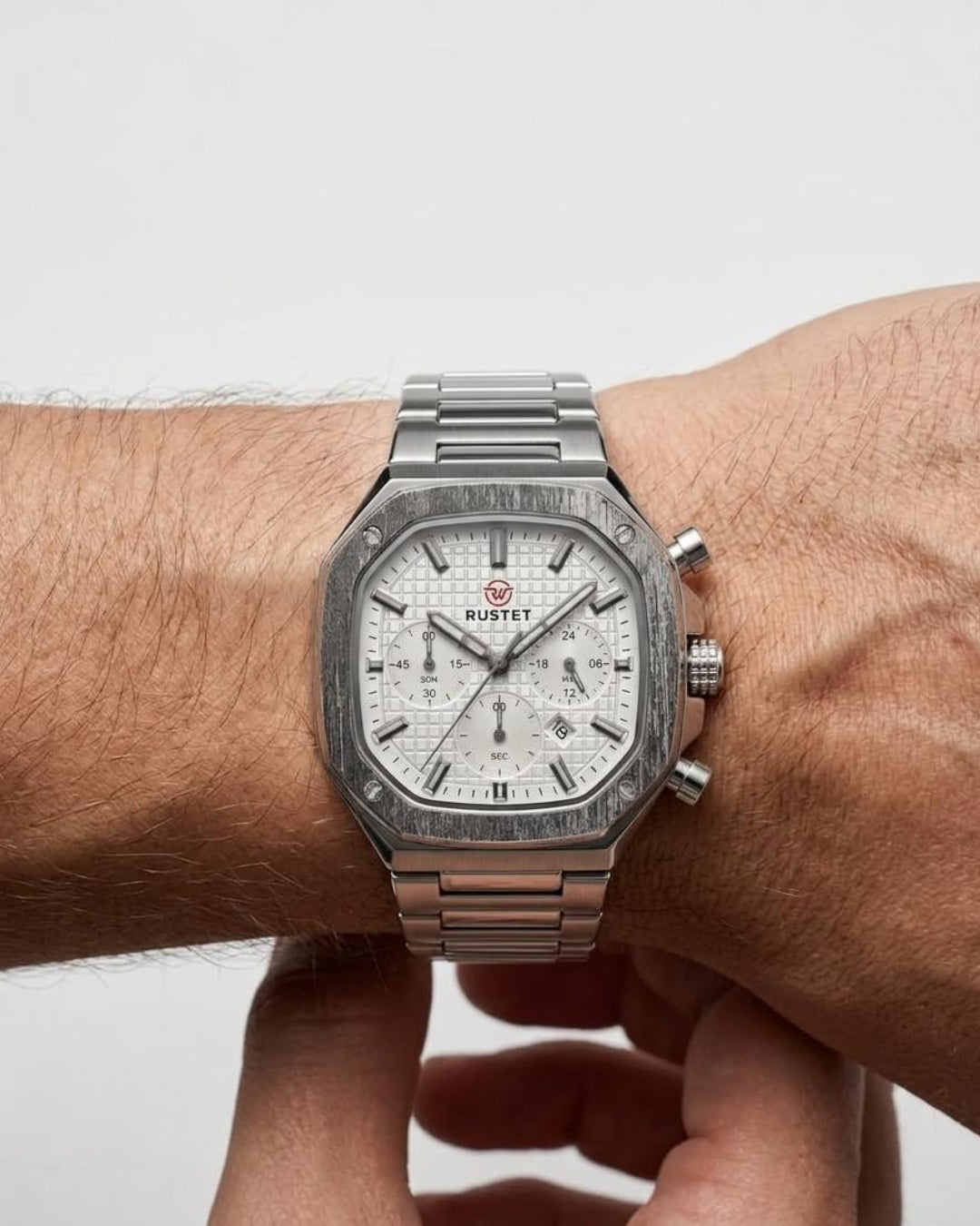 RUSTET-1065-SILVER WITH SILVER