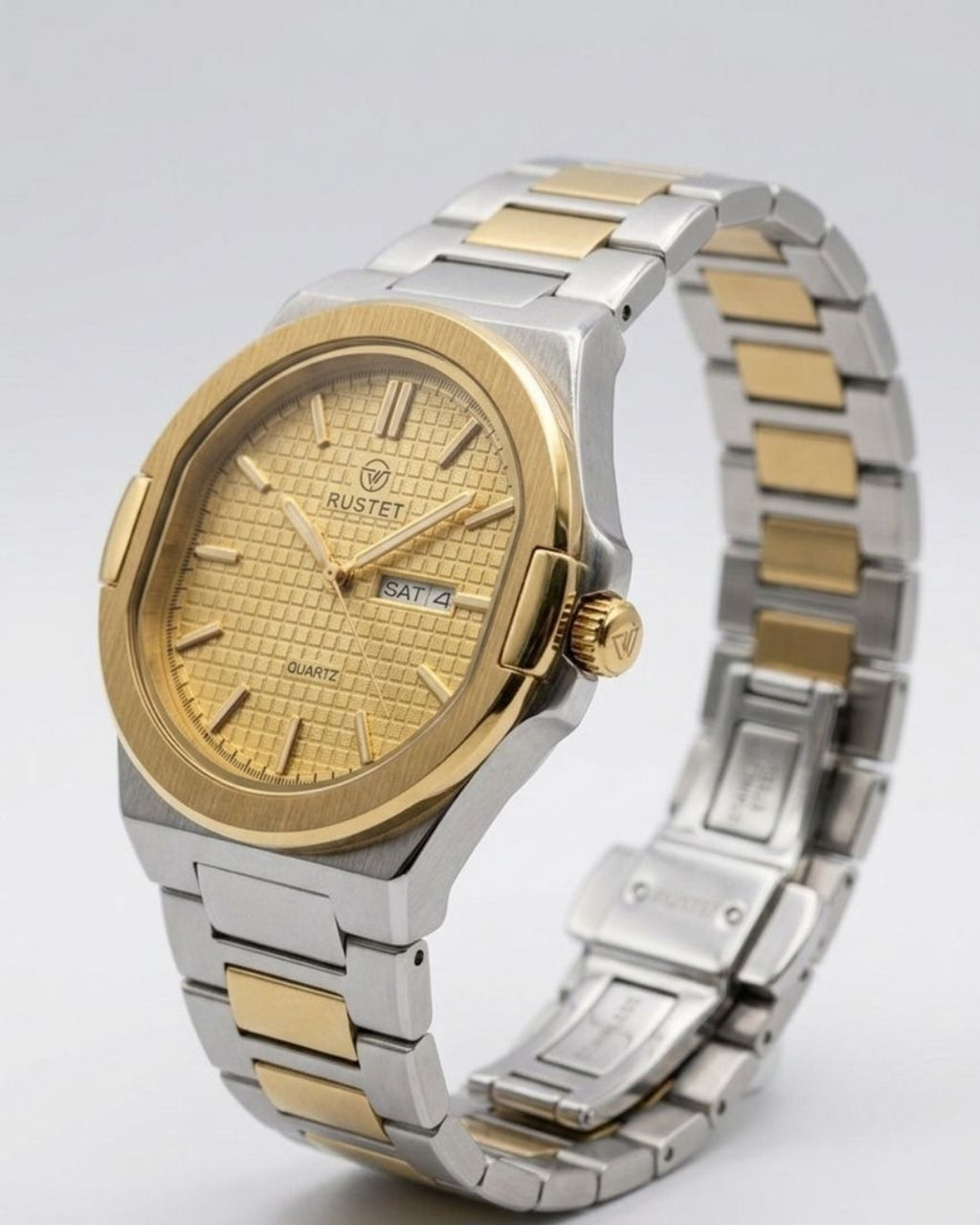 RUSTET-1045-GOLDEN WITH SILVER&GOLDEN