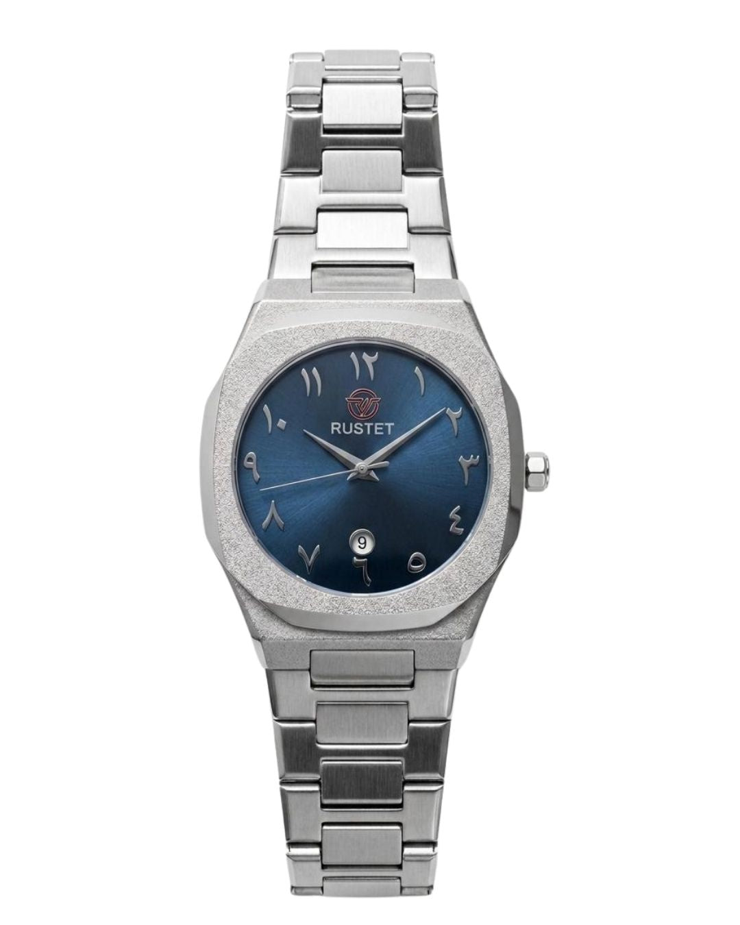 RUSTET-1019 ARABIC DIAL EDITION-BLUE WITH SILVER