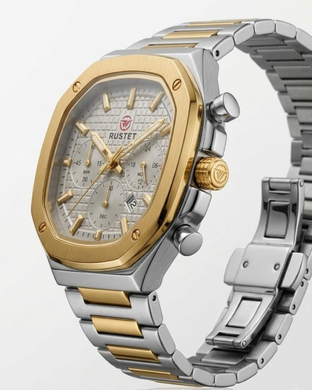 RUSTET-1065-GREY WITH SILVER&GOLDEN