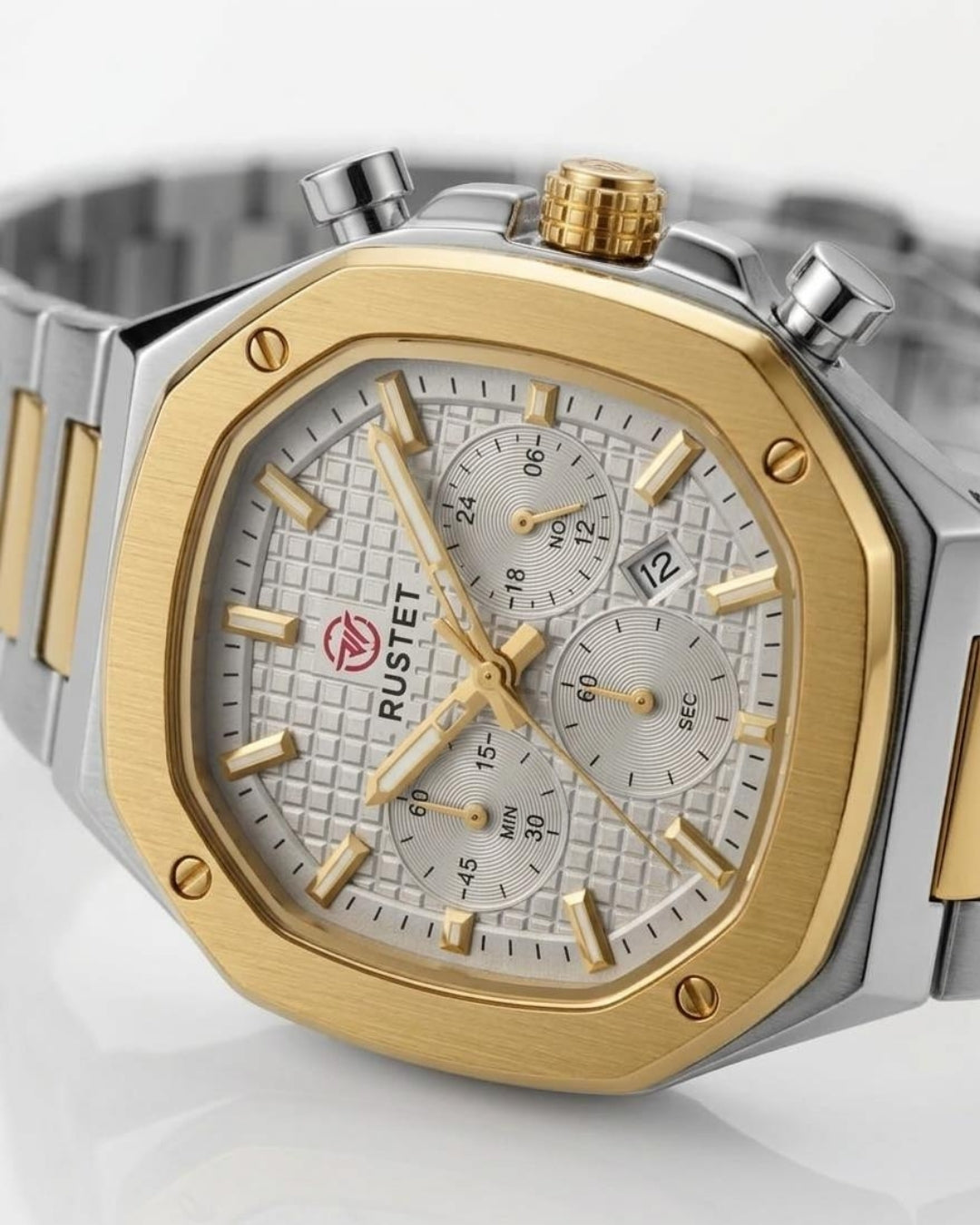 RUSTET-1065-GREY WITH SILVER&GOLDEN