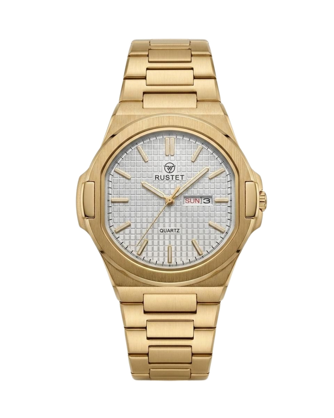 RUSTET-1045-WHITE WITH GOLDEN