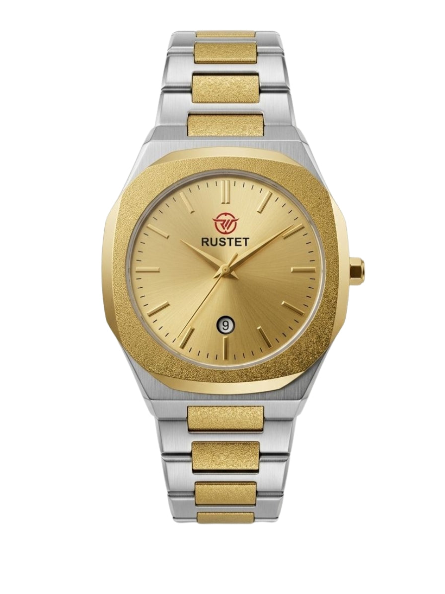 RUSTET-1019- GOLD WITH SILVER&GOLD