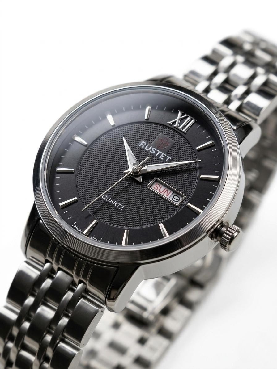 RUSTET-6006-BLACK WITH BLACK FOR HER