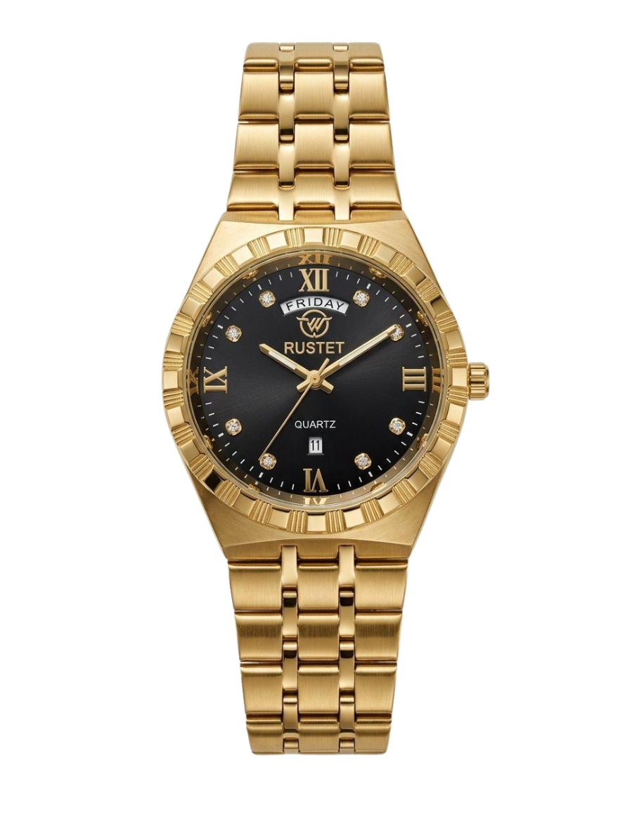 RUSTET-1062 BLACK WITH GOLDEN